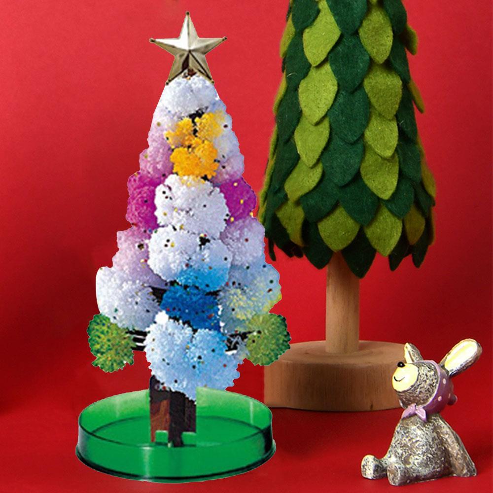 Growing Tree Flowering Toy Crystal Growing Activity Set Science Magic Colorful Magic Growing Christmas Tree