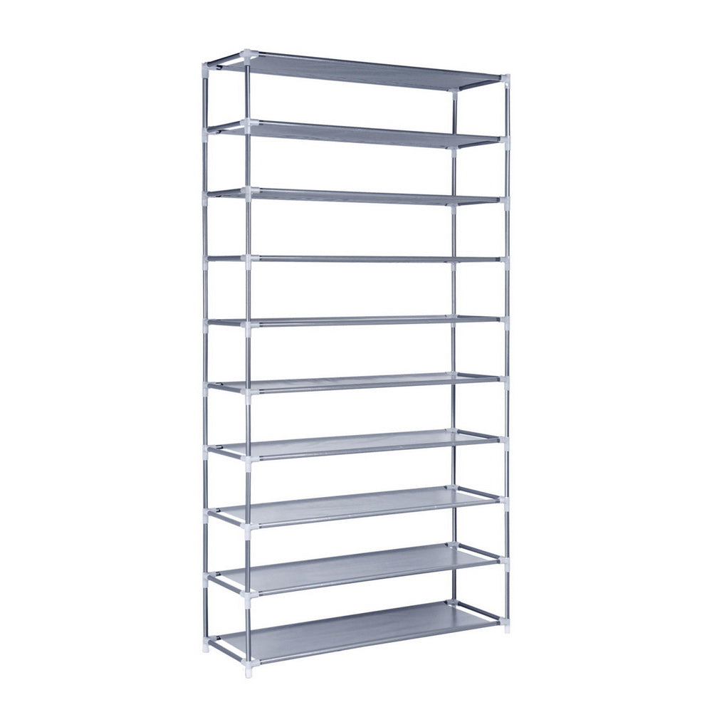 10 Tier Stackable Shoe Rack