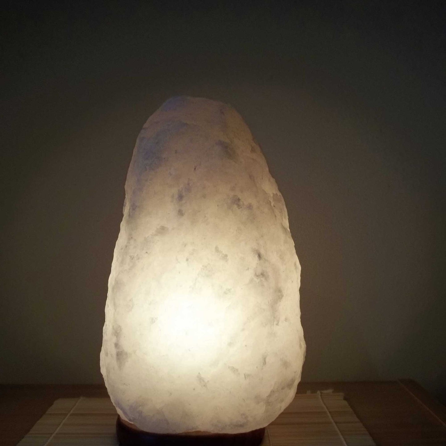 12V 12W 2-3Kg Himalayan White Salt Lamp Crystal Rock Natural Shape Unique Lamps