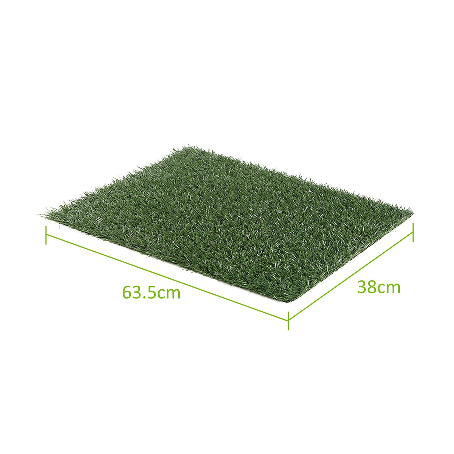 1 Grass Mat 63.5cm x 38cm for Pet Dog Potty Tray Training Toilet