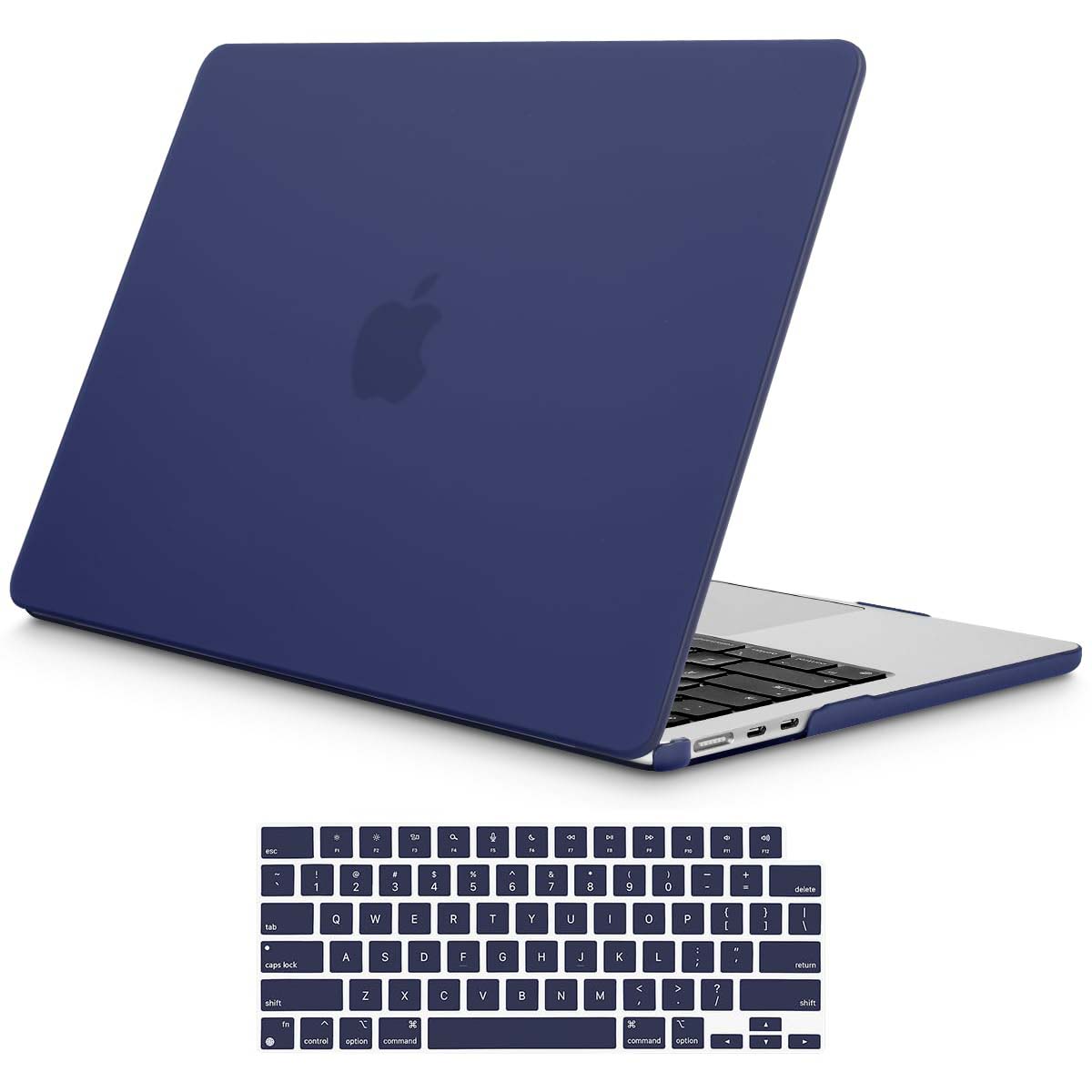 15 inch Air 2023 MacBook Air Matte Case  A2941 M2 Chip Hard Shell Case Keyboard Cover Blue