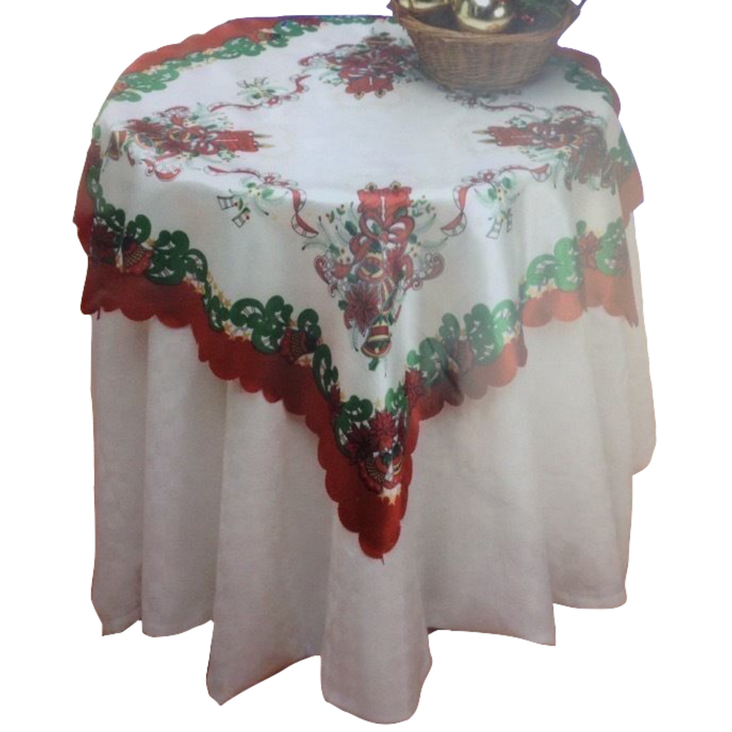 CHRISTMAS TABLE CLOTH Xmas Party 80cm x 80cm