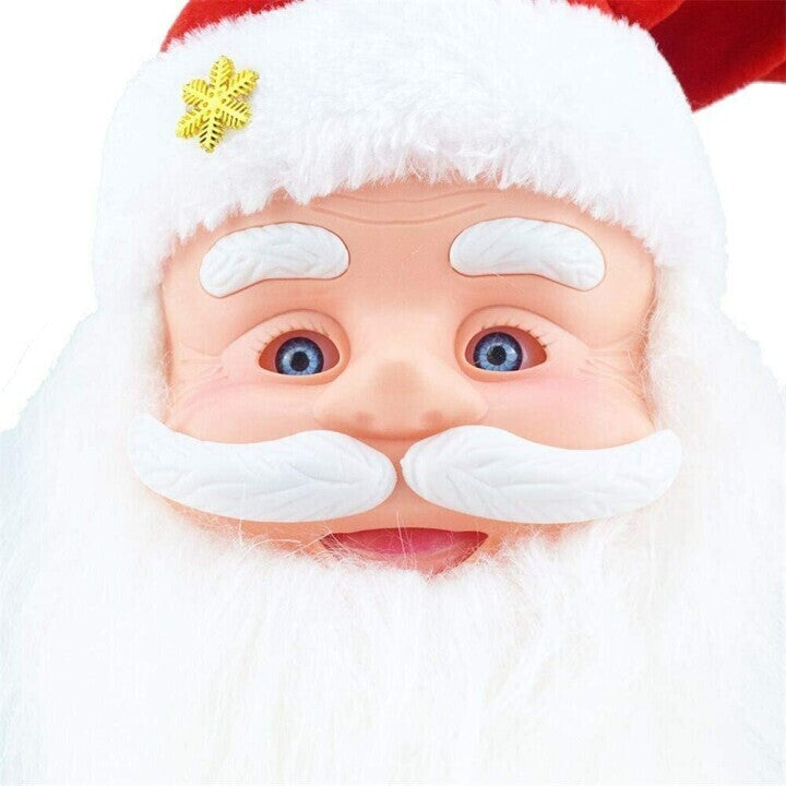 Singing Moving Eyes And Beard Shaking Hat Music Santa Claus Xmas Christmas Decor