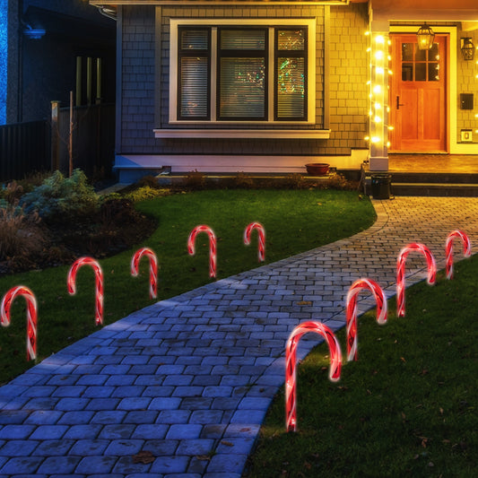 LED Candy Canes Path Lights 20pk