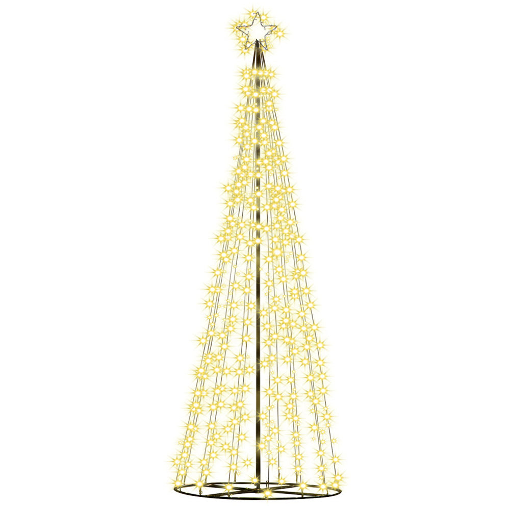 3.6M Christmas Tree LED Solar Warm Jingle Jollys