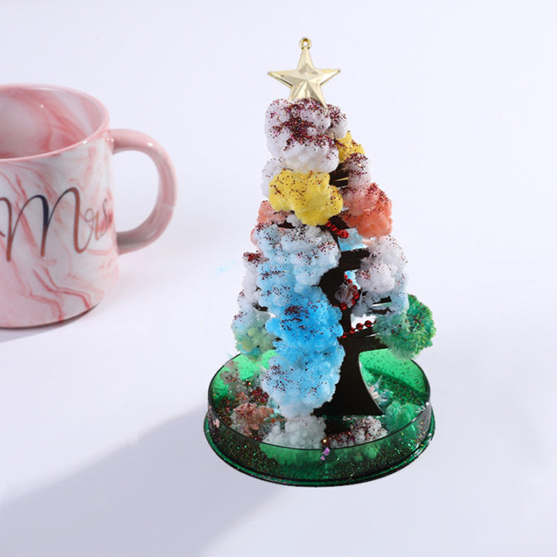 Growing Tree Flowering Toy Crystal Growing Activity Set Science Magic Colorful Magic Growing Christmas Tree