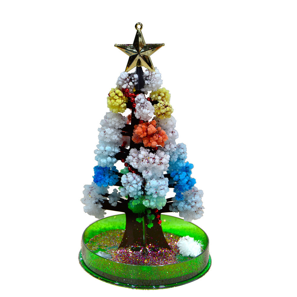 Growing Tree Flowering Toy Crystal Growing Activity Set Science Magic Colorful Magic Growing Christmas Tree