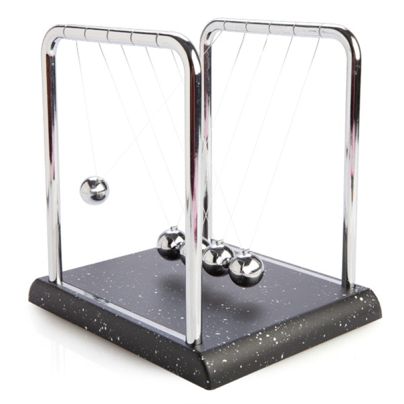 Newton's Cradle with Marble-look Base