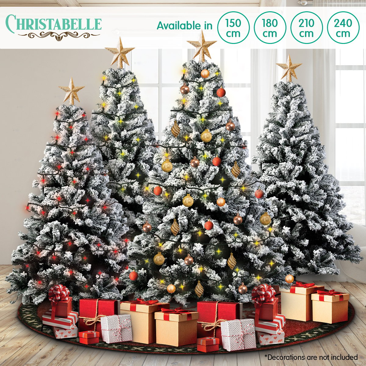 Christabelle Snow-Tipped Artificial Christmas Tree 1.5m - 550 Tips